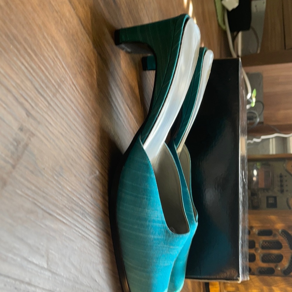 Turquoise Mules